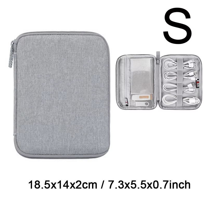 Cable Organizer Storage Bag Kit