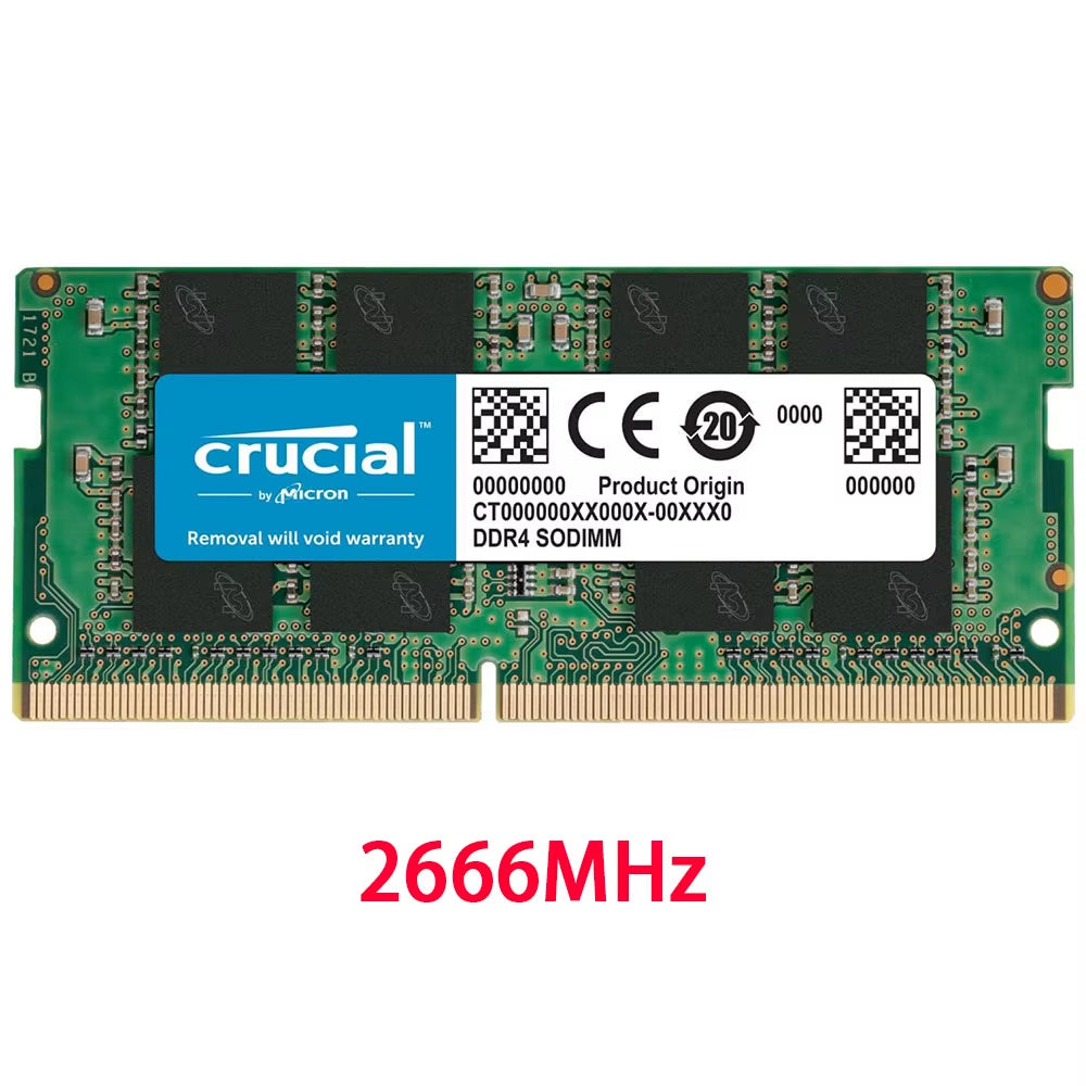 DDR4 RAM 16GB 32GB 4GB 8GB 3200Mhz 2133 2400 2666Mhz Laptop Memory SODIMM PC4-25600 21300 19200 17000 for Intel&Amd