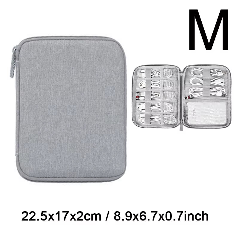 Cable Organizer Storage Bag Kit