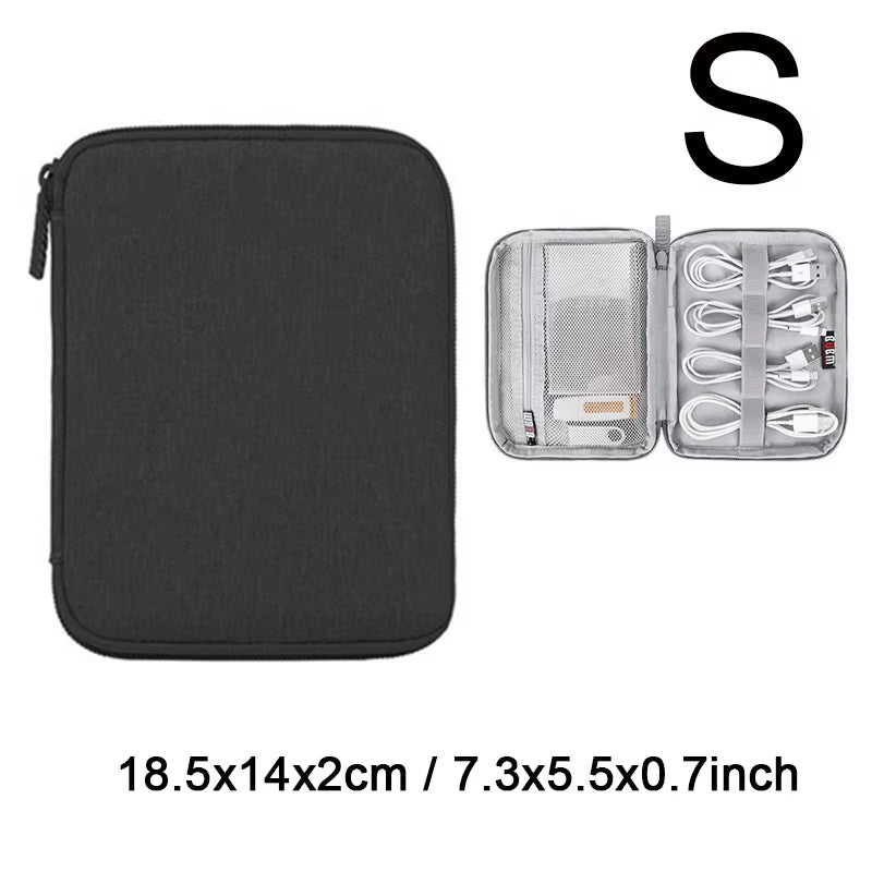 Cable Organizer Storage Bag Kit