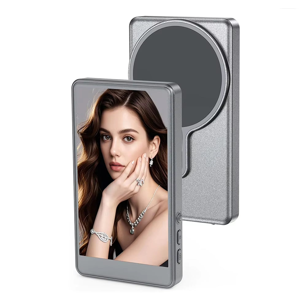 Magnetic Phone Vlog Selfie Monitor Screen Smartphone Rear Camera Monitor Screen for Android Iphone Cellphone Back Camera Monitor