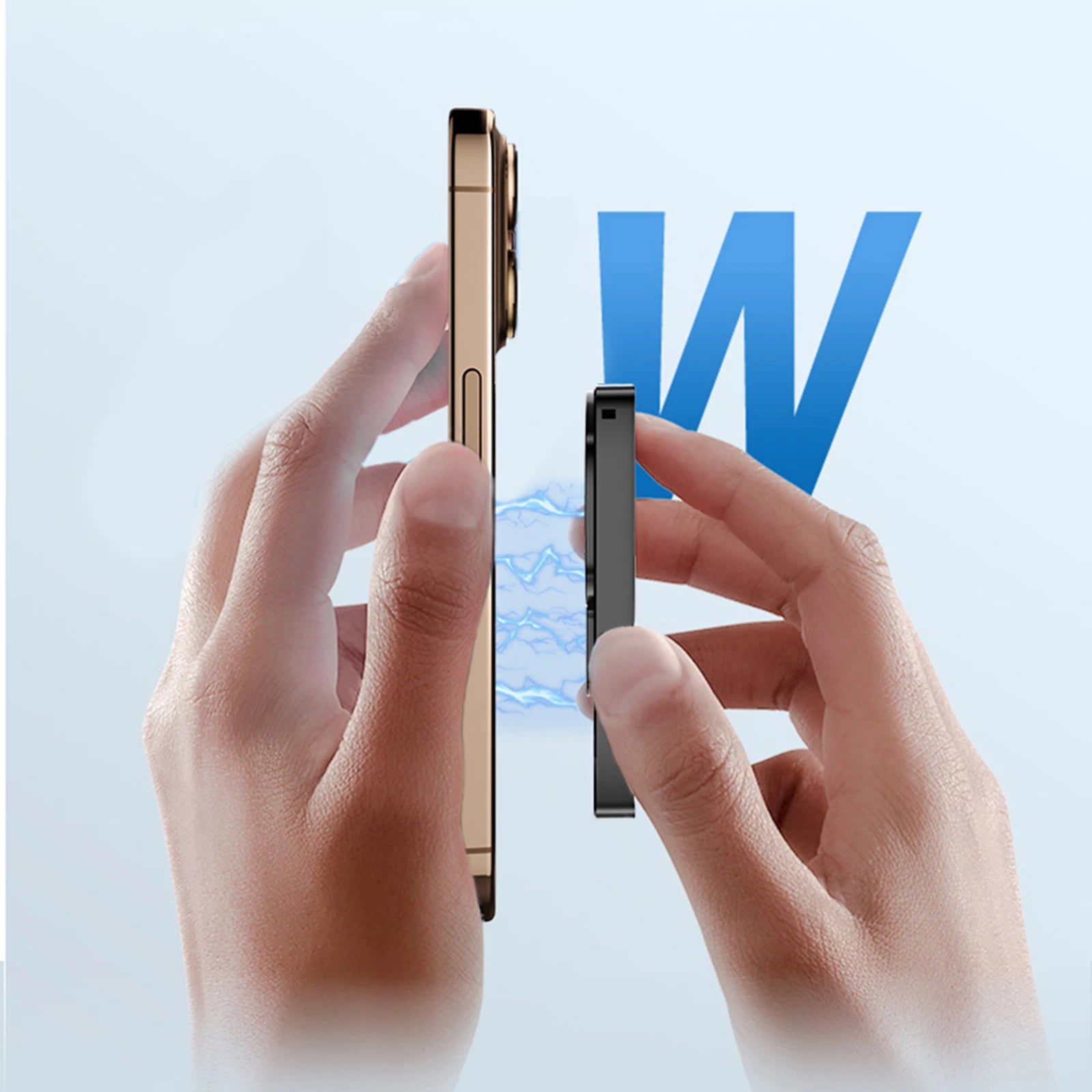 Smartphone Magnetic Monitor Screen Projector Phone Rear Camera Vlog Selfie for Live Stream Video Recording for Android iPhone