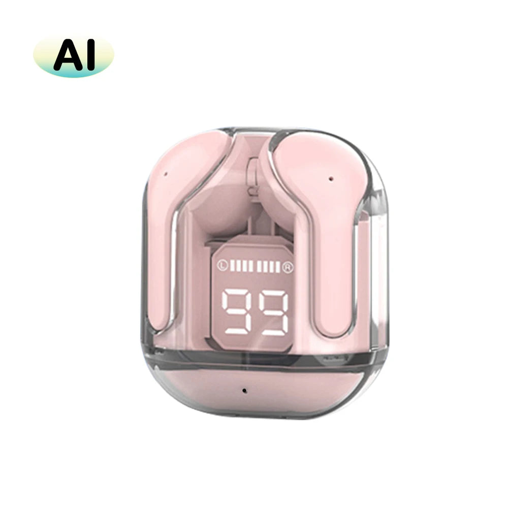 GREATWALL New AI Translation Earphones, In Ear Noise Reduction 5.3 High Definition Sound Quality Sports Fitness Wireless Earphon