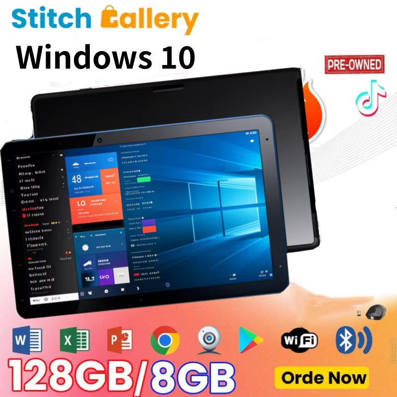 64 Bit 10.1 INCH X5-Z8350 CPU AR10 Windows 10 Tablet 8GB DDR RAM 128GB ROM 1920 X 1200 IPS Screen WIFI Hdmi-Compatible