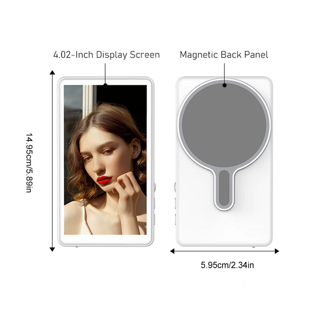 Magnetic Phone Vlog Selfie Monitor Screen Smartphone Rear Camera Monitor Screen for Android Iphone Cellphone Back Camera Monitor