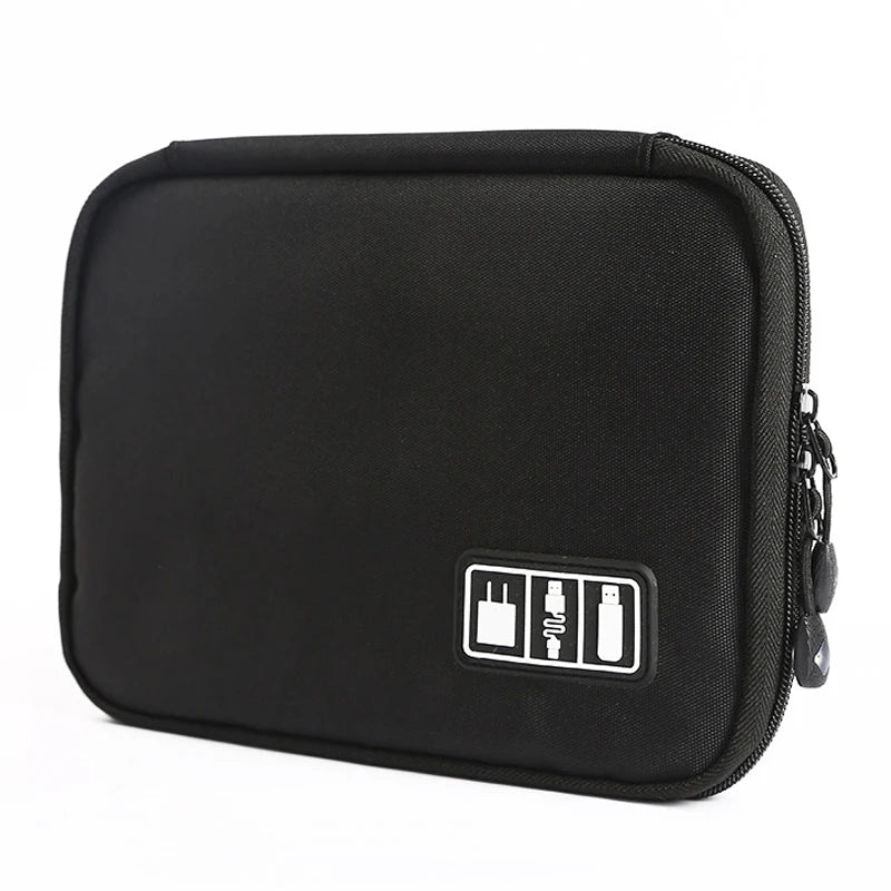 Outdoor Travel Kit Waterproof Nylon Cable Holder Bag 