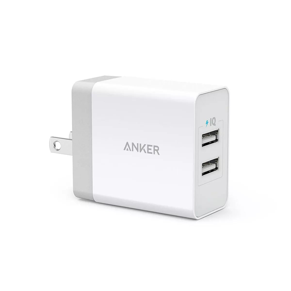 Anker 2-Port Powerport 24W Wall Charger - White